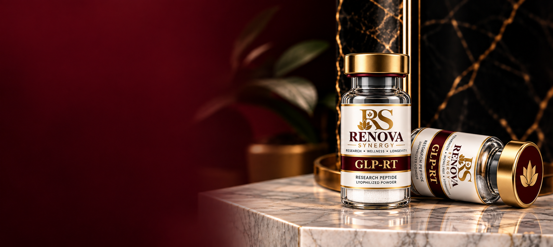 Renova Synergy research peptide display